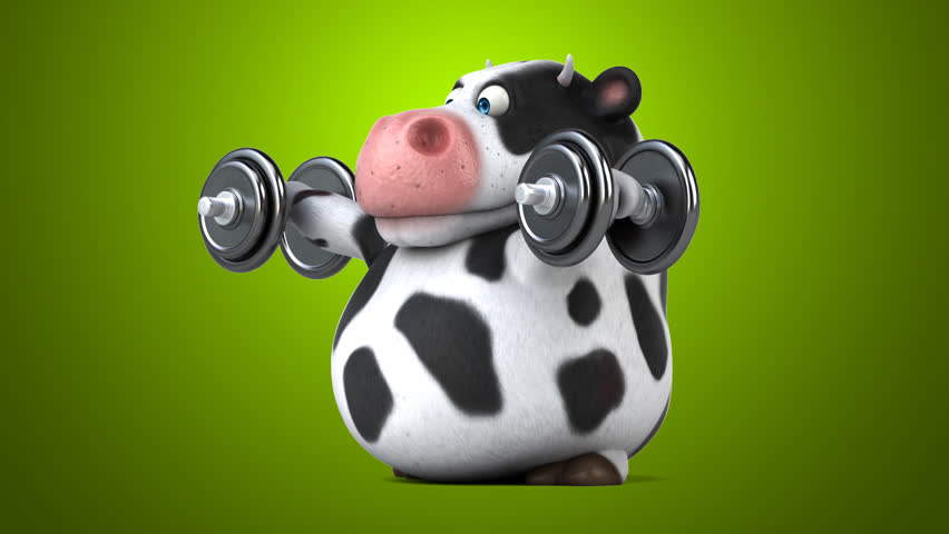 Fun cow - 3D Animation