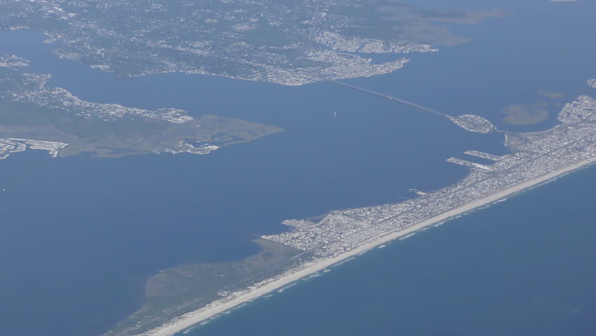Ortley Beach aerial view, part of the Jersey Shore USA