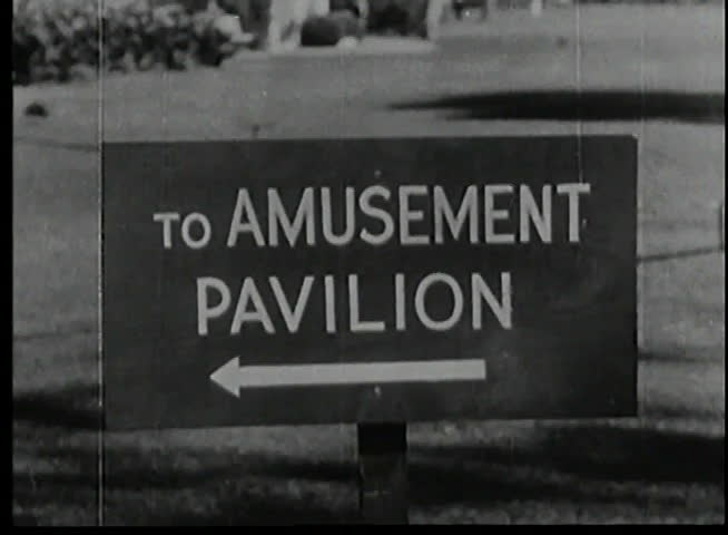 People enjoying themselves at amusement park