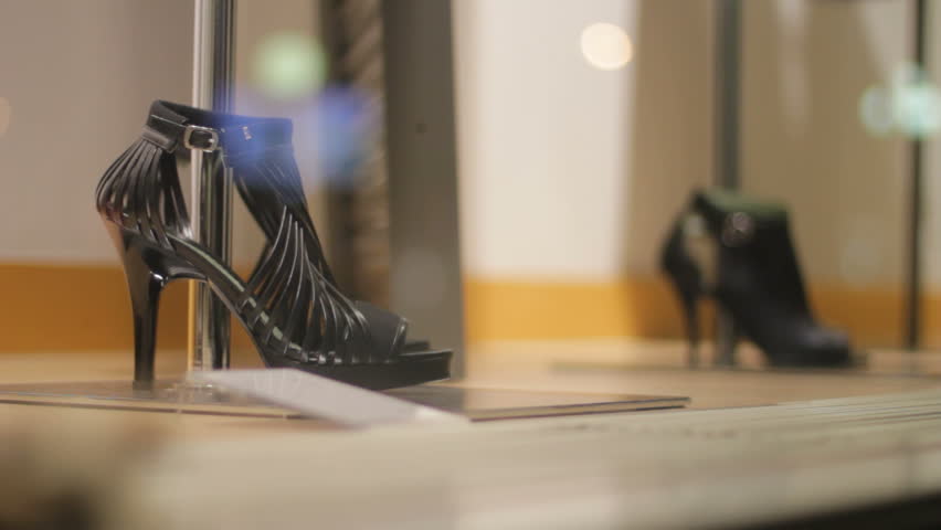  High-heels at store display
