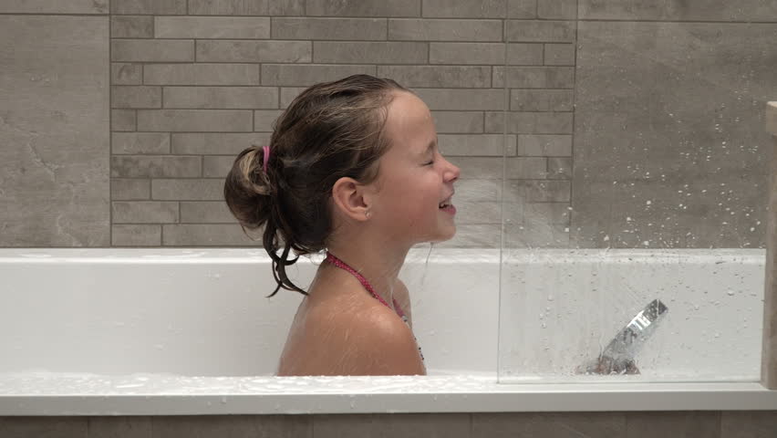 Young Teen Girls Shower Together