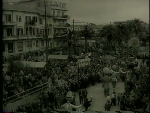 Parade during carnival in Viareggio, Italy