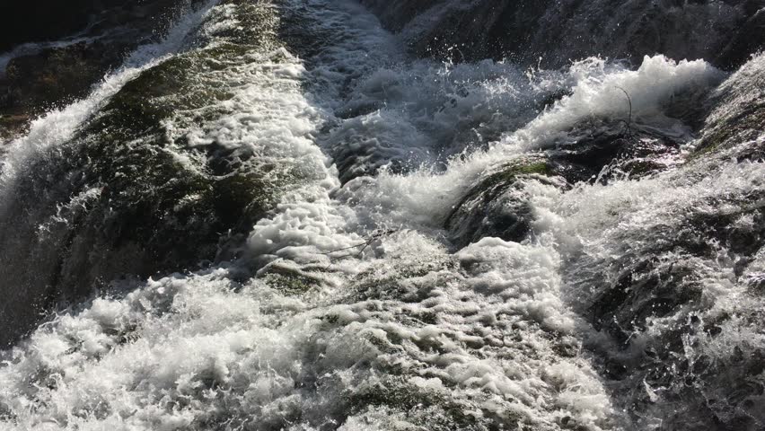Pearl Shoal Waterfall at Jiuzhaigou National Park  where is the UNESCO World Heritage in Sichuan , China in  Autumn in November located in  in  Tibetan-Qiang of Sichuan ,China
