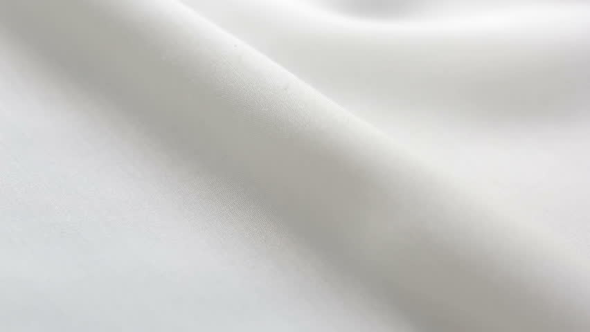 White Cotton Fabric Texture. it Stock Footage Video (100% Royalty-free
