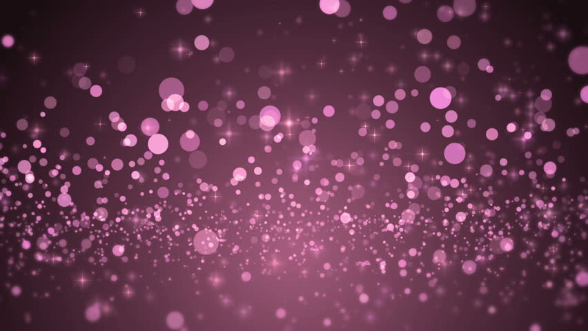 Glittering Pink Particle Background 