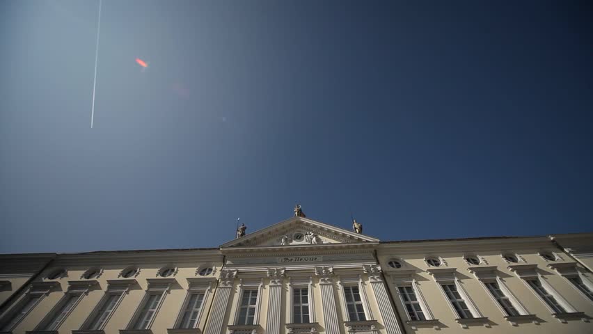 video footage of the Bellevue Palace in Berlin, Germany (Schloss Bellevue)