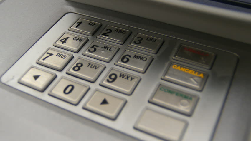 Банкомат псков. Банкомат футаж. ATM Machine buttons in picture.