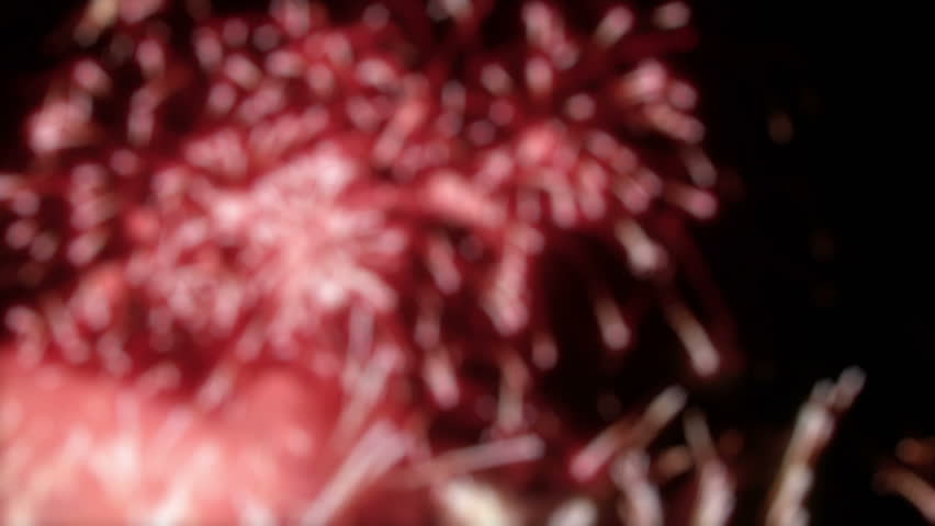 Fireworks display, blurry background 3