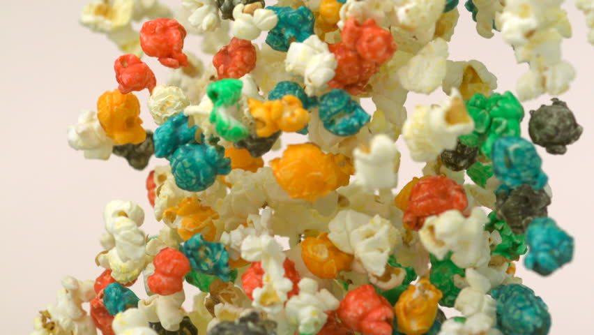 different colored popcorn kernels