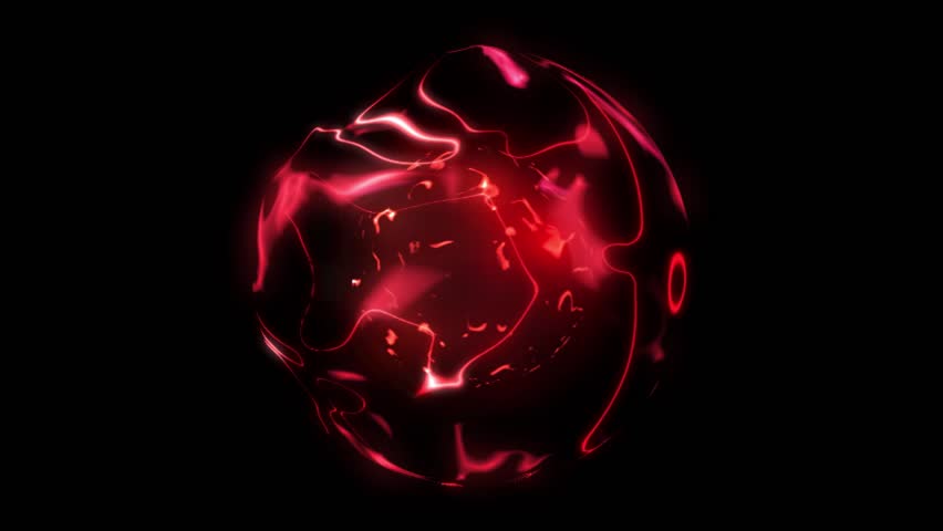red plasma ball
