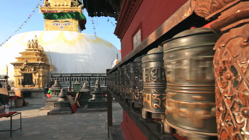 Swayambhunath Stupa - the holiest stupa of tibetan buddhism (vajrayana).