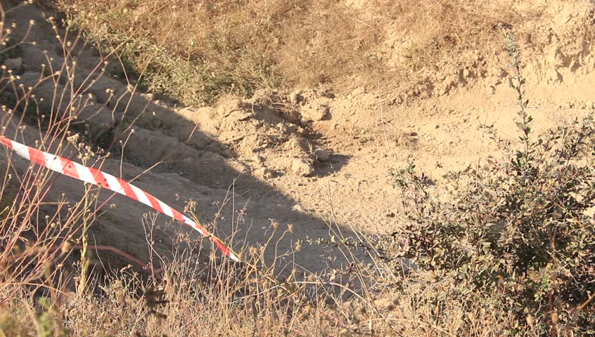 Moto Cross Bikers are Jumping over Hill at the Competition