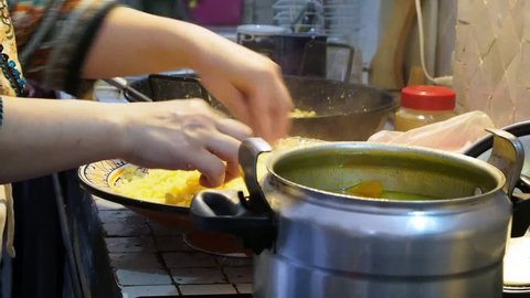 Moroccan Woman Is Cooking Traditional Stock Footage Video 100 Royalty Free 21267421 Shutterstock