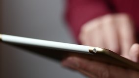 Old Man Using Tablet, Close Up - Powered by Shutterstock - Get 15% off with code: PIKWIZARD15