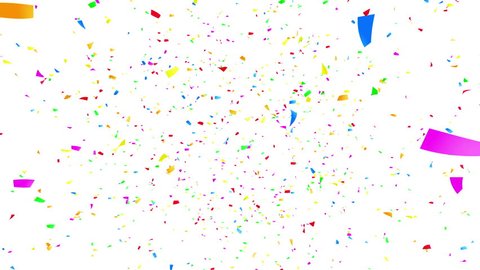 Confetti Party Popper Explosions On の動画素材 ロイヤリティフリー Shutterstock