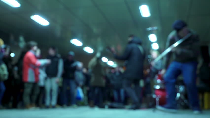 Concepts and Ideas character trait Street musicians perform expressive energetic