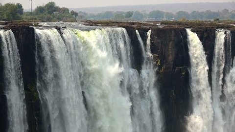 Victoria Falls (Zimbabwe, 4K footage)