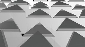 triangles floor animation. 3d Rendered. Seamless loop