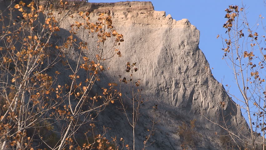 Toronto, Ontario, Canada November 2016 Scarborough bluffs cliffs in Toronto