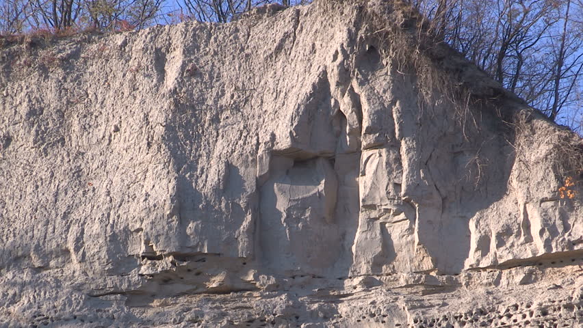 Toronto, Ontario, Canada November 2016 Scarborough bluffs cliffs in Toronto