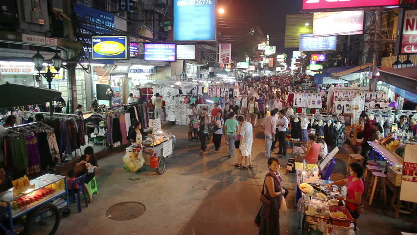 Bangkok - January 12. Crowds Stock Footage Video (100% Royalty-free ...