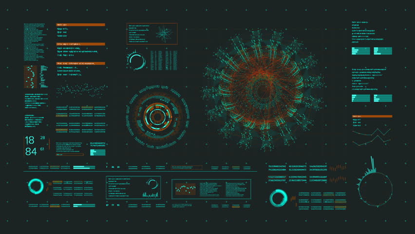 Futuristic User Interface with Alpha channel is included for Luma mate.
FX Screen element for 3D artists and m?tion designers.
Includes matte for compositing over footage or abstract background.