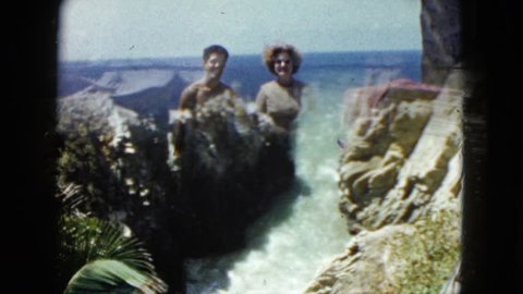 MEXICO 1962: a scenic view from the cliff