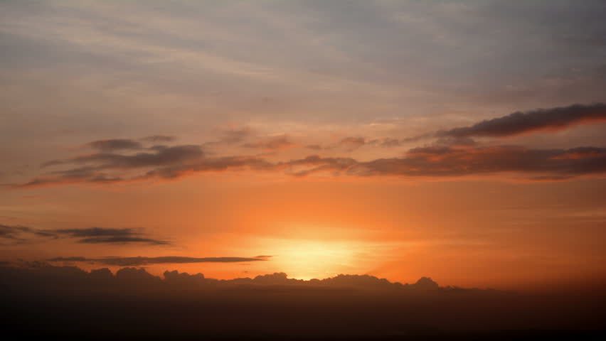eautiful Sunset Time-lapse Video