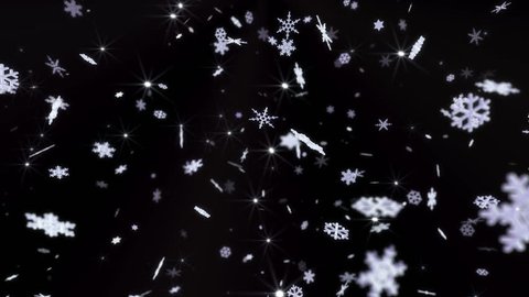 Snow Crystals winter freeze ice CG background