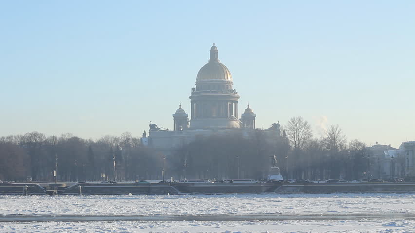 Исаакиевский собор вид с Невы