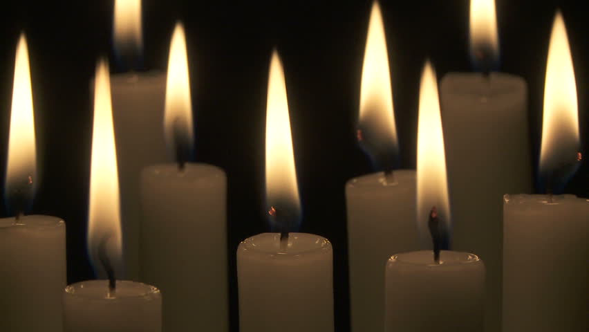 Medium shot of burning candles