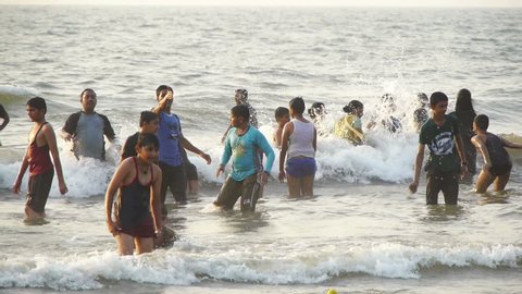 146 Indian girl bathing Stock Video Footage - 4K and HD Video Clips