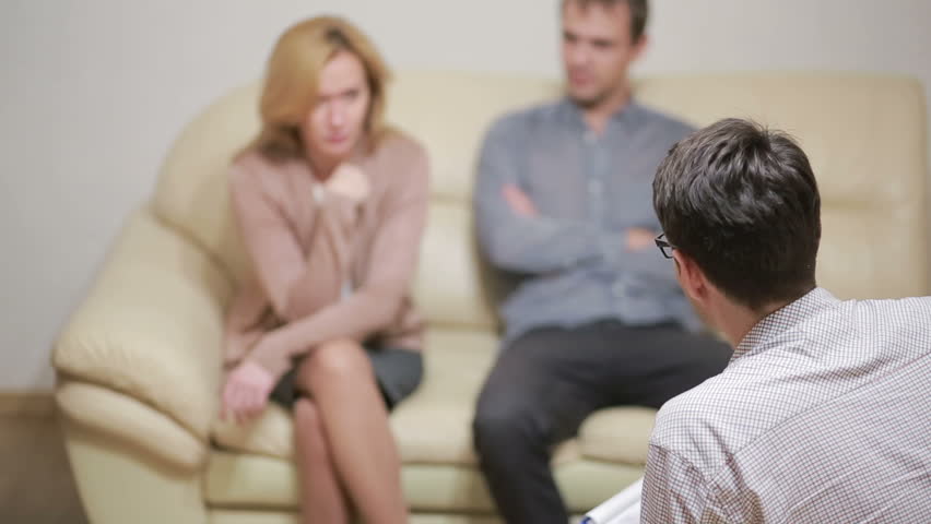 male psychologist helping worried young couple Stock Footage Video (100%  Royalty-free) 21428215 | Shutterstock