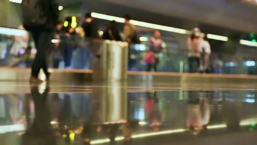 People at the airport in Doha 1