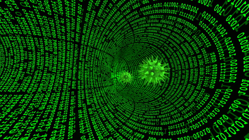 Computer Virus On Network 3d Rendered Stock Footage Video 100 Royalty