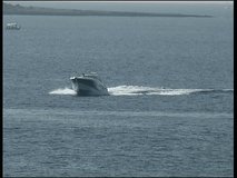 Motor yacht at sea, clip 10