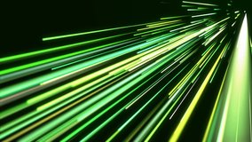 Green light streaks. Abstract motion background. Loop ready animation. This clip is available in multiple other color options - check my portfolio.