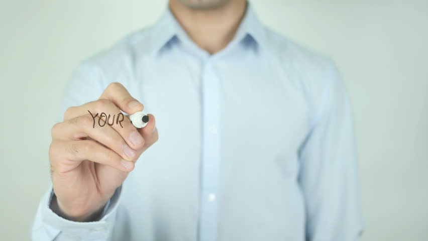 Your Journey Starts Here, Writing On Transparent Screen
