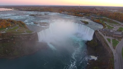 Amazing aerial video Niagara Falls