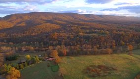 Aerial video West Virginia USA