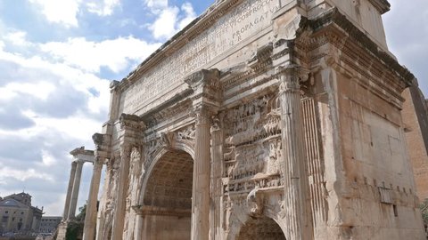 Septimius Severus Arch Rome, Italy.