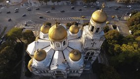 Varna Bulgaria, The Cathedral of the Assumption Aerial view