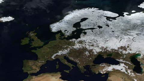 Weather Time-lapse of Europe - Two Years of Planet Earth's Natural Cycle (4k UHD)