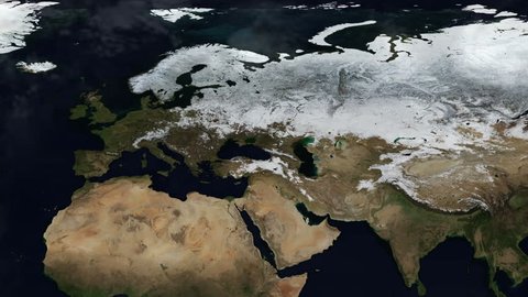 Weather Time-lapse of Europe - Two Years of Planet Earth's Natural Cycle (4k UHD)