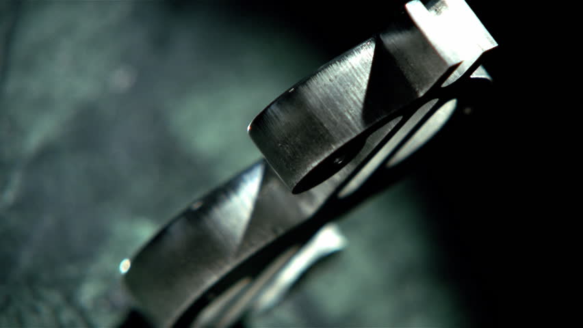 Rotating silver dollar sign