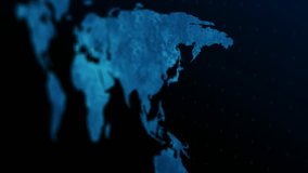 Motion of blue world map - Powered by Shutterstock - Get 15% off with code: PIKWIZARD15