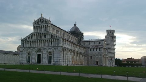 PISA, Italy - SEPTEMBER 7, 2016. Cathedral at the square of miracles.