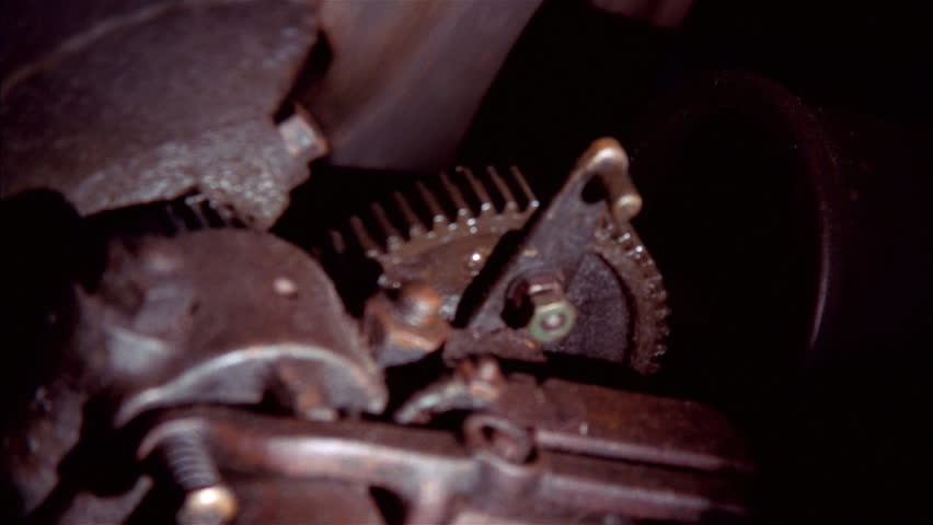 Mechanical gears turning 2