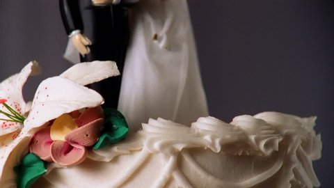 Wedding cake 庫存影片