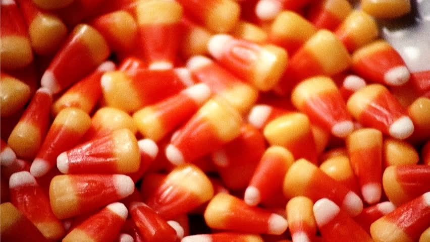 Rotating candy corn